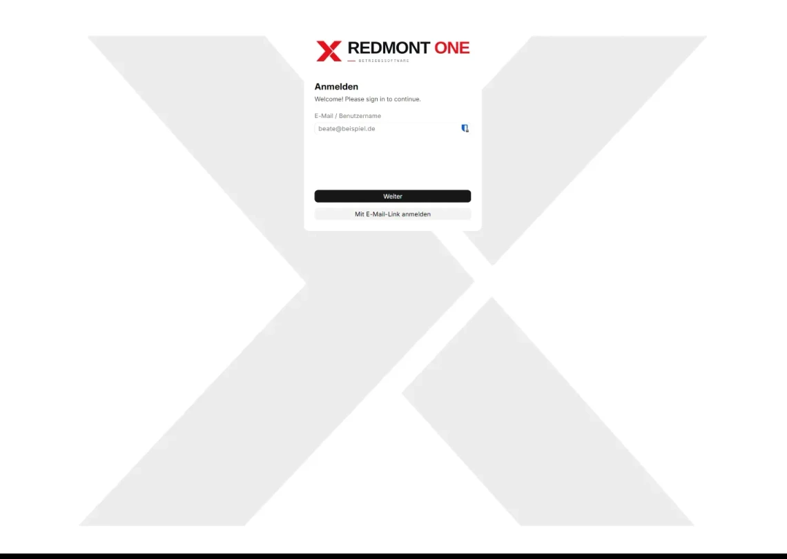 Redmont One – Anmeldung